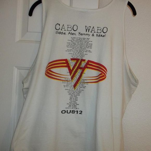 Extremely Rare VAN HALEN OU812 Cabo Wabo Tank - Picture 2 of 3